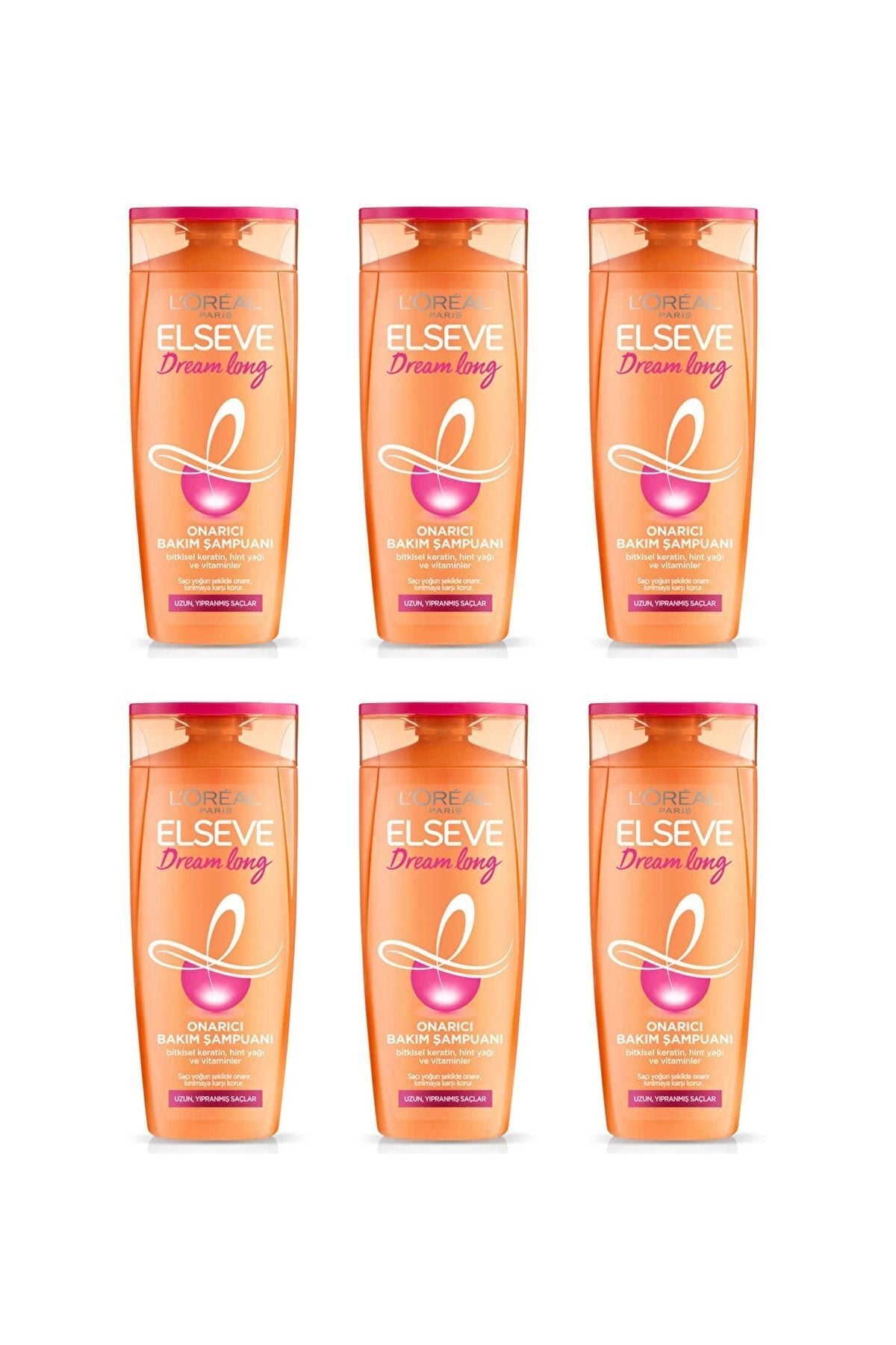 Elseve Dream Long Onarıcı Bakım Şampuanı 360 Ml X 6 Adet
