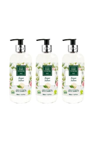 Eyüp Sabri Tuncer Beyaz Sabun Sıvı Sabun 500 ml x 3 Adet
