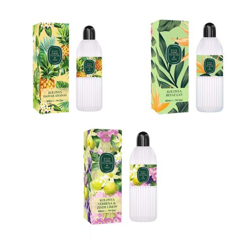 Eyüp Sabri Tuncer Kolonya Verbena & Zinde Limon, Hawaii Ananas ve Beyaz Çay