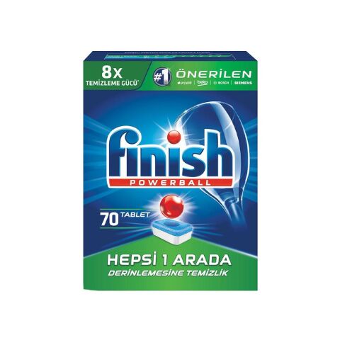 Finish Hepsi Bir Arada Bulaşık Makinesi Deterjanı Tableti 70 Yıkama