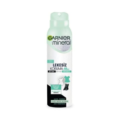 Garnier Mineral 48 Saat Lekesiz Koruma Ferah Koku Sprey Deodorant 150 ML