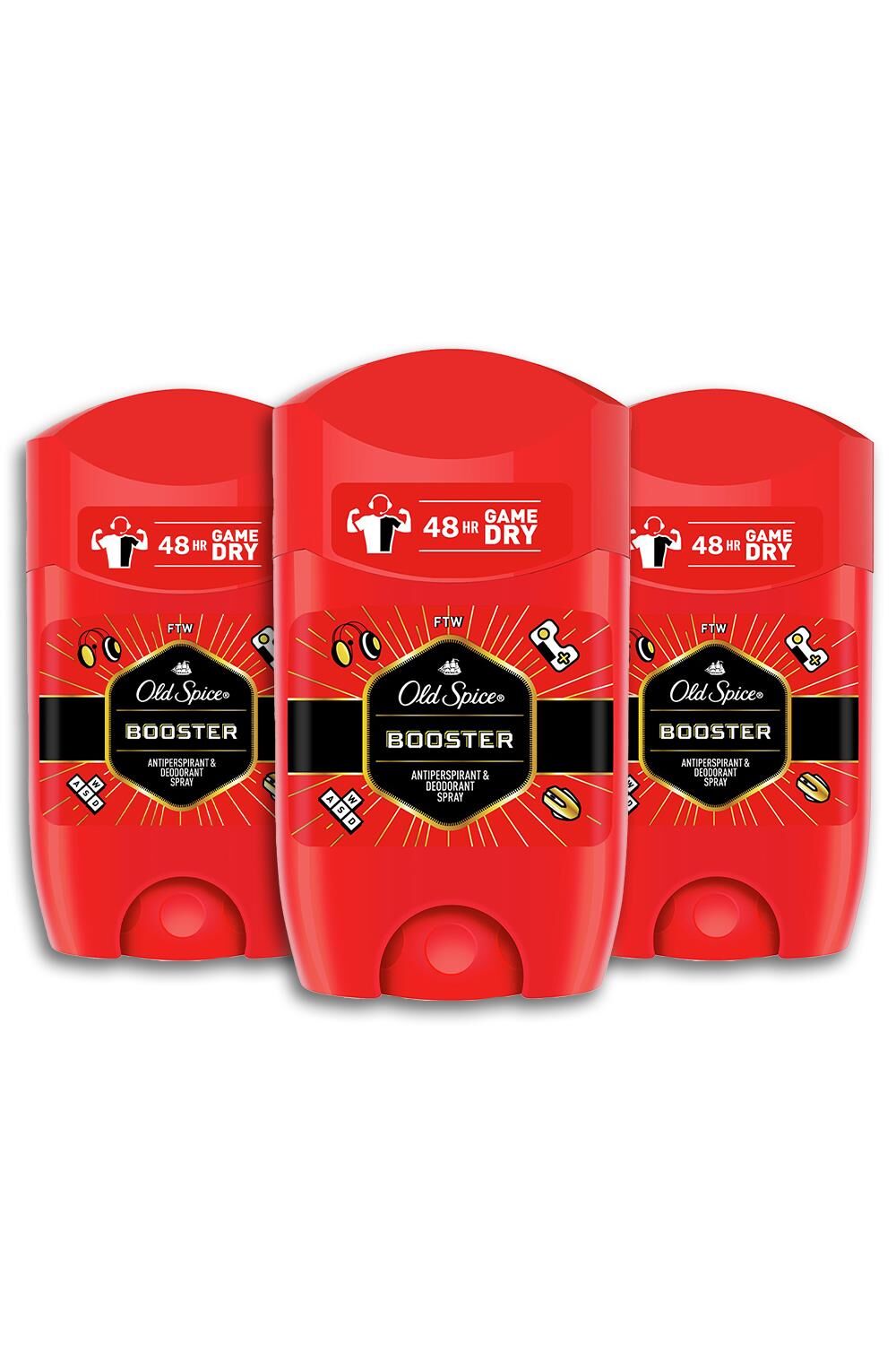 Old Spice Booster Deodorant Stick 50 ml - 3 Adet