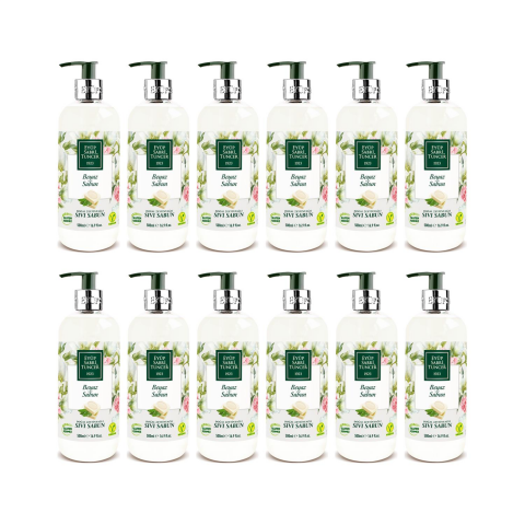 Eyüp Sabri Tuncer Beyaz Sabun Sıvı Sabun 500 ml x 12 Adet