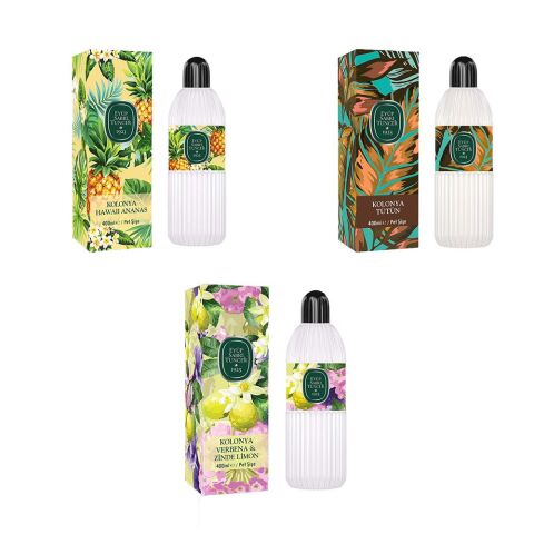 Eyüp Sabri Tuncer Kolonya Verbena & Zinde Limon, Hawaii Ananas ve Tütün