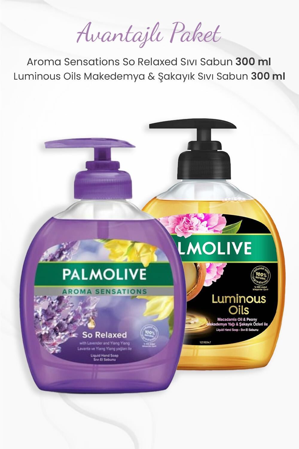 Palmolive Makedemya & Şakayık ve So Relaxed Sıvı Sabun 300 ml