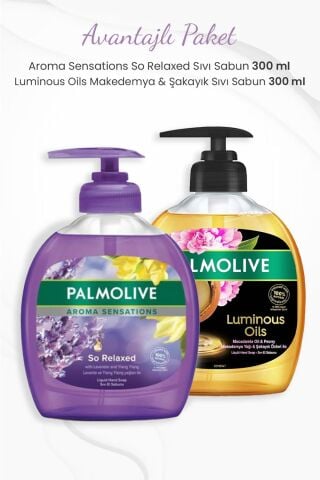 Palmolive Makedemya & Şakayık ve So Relaxed Sıvı Sabun 300 ml