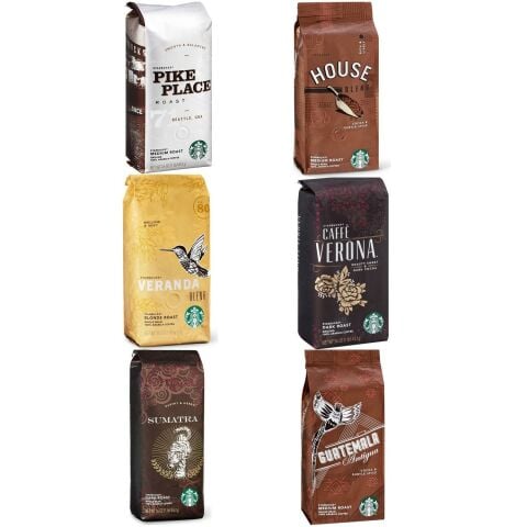 Starbucks 250 gr Çekirdek Kahve 6'lı Ustalar Serisi