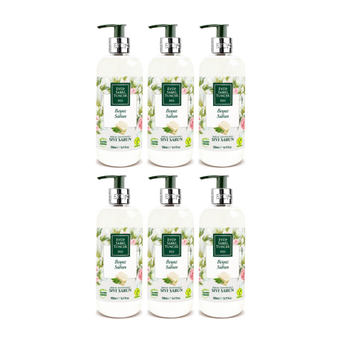 Eyüp Sabri Tuncer Beyaz Sabun Sıvı Sabun 500 ml x 6 Adet