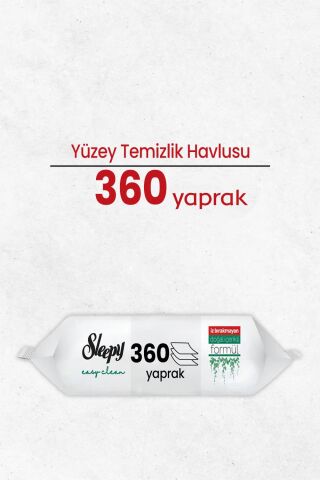 Sleepy Easy Clean Yüzey Temizlik Havlusu 360 Yaprak