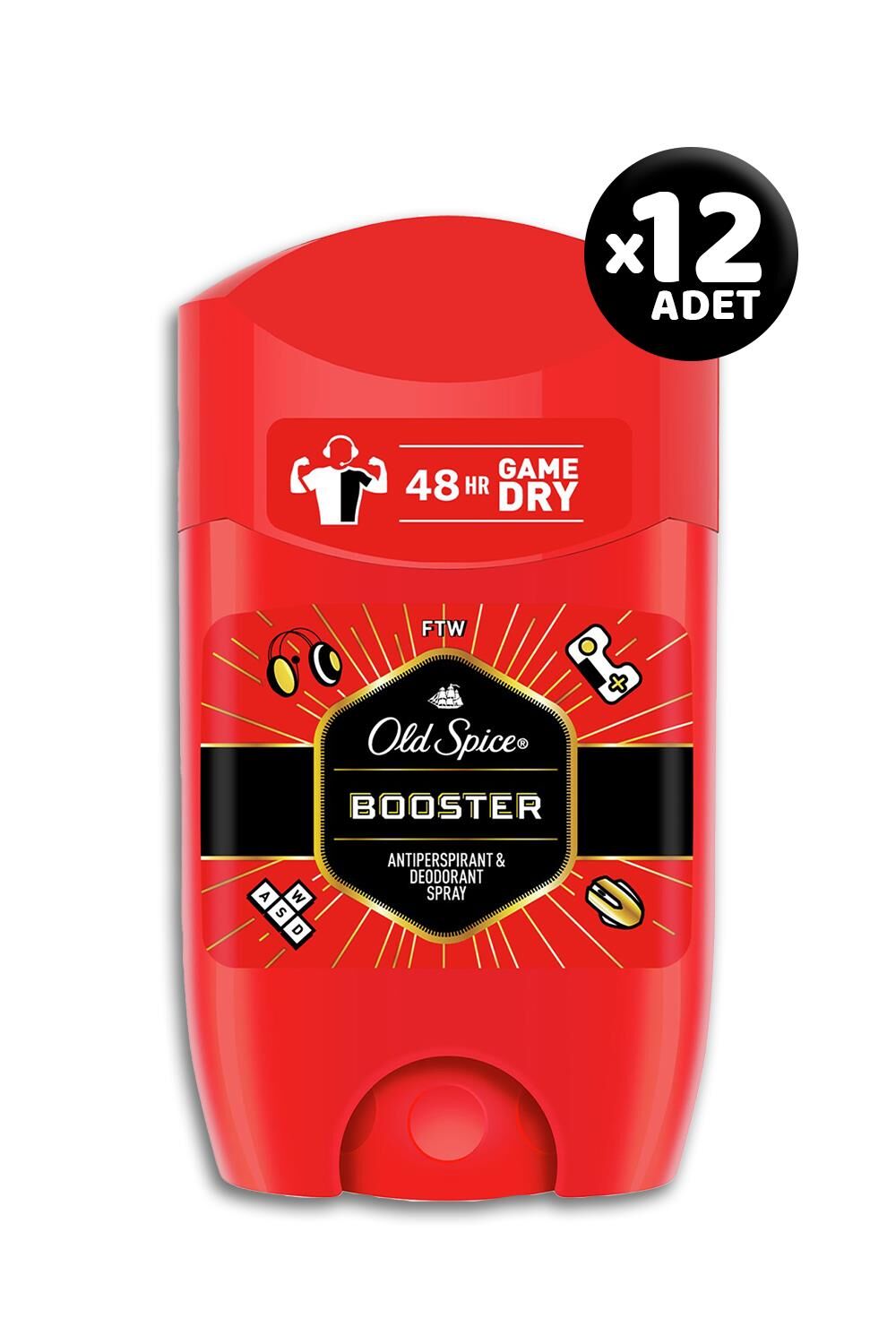 Old Spice Booster Deodorant Stick 50 ml - 12 Adet