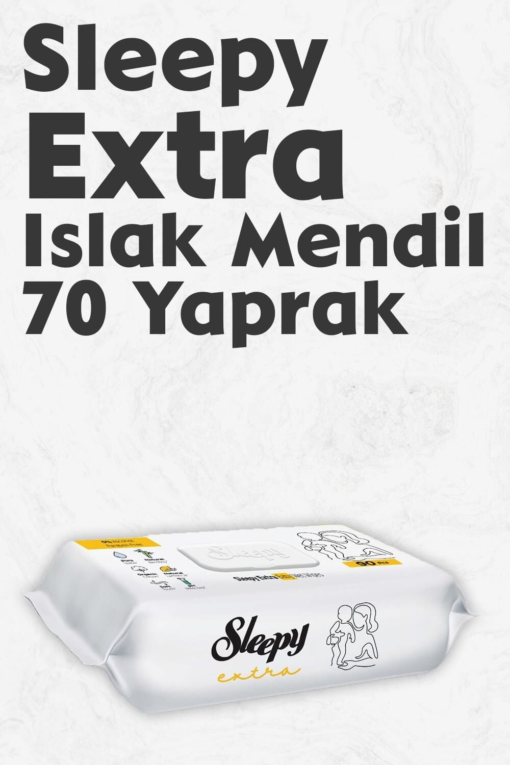 Sleepy Extra Islak Mendil 70 Adet