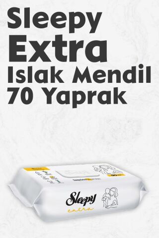 Sleepy Extra Islak Mendil 70 Adet
