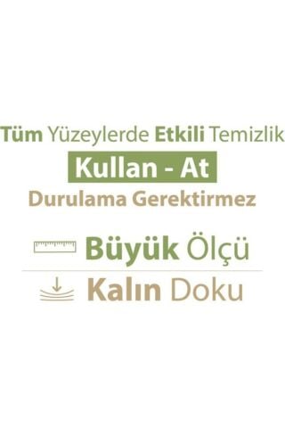 Baby Turco Turco Doğadan Pratik Yüzey Temizlik Havlusu 4X100 (400 Yaprak)