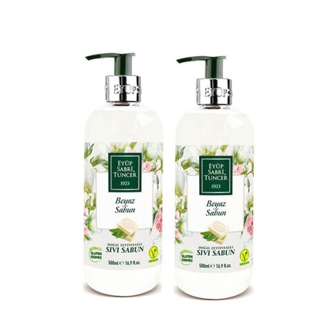 Eyüp Sabri Tuncer Beyaz Sabun Sıvı Sabun 500 ml x 2 Adet
