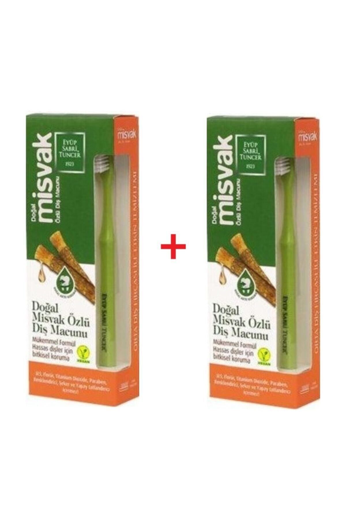 Eyüp Sabri Tuncer Doğal Misvak Özlü 75 ml Diş Macunu x 2 Adet