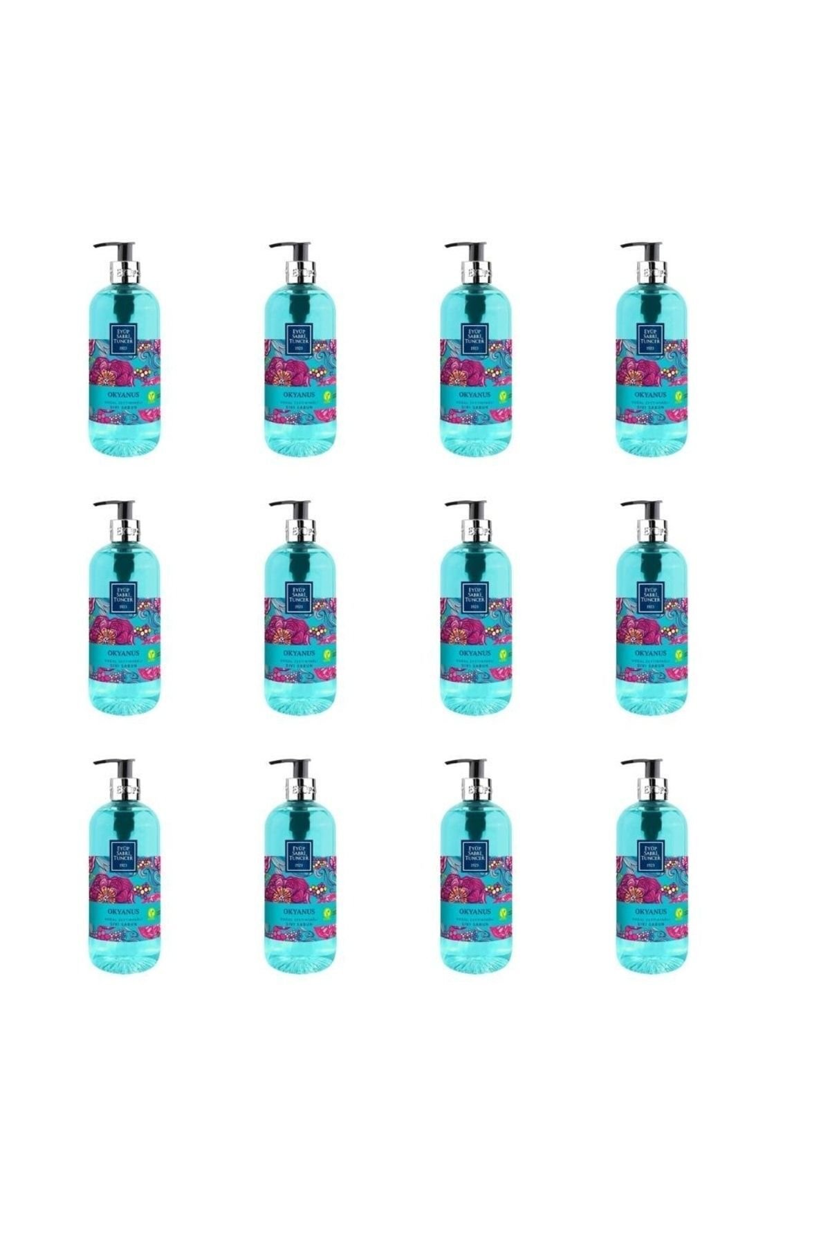 Doğal Zeytinyağlı Okyanus Sıvı Sabun X12 500 ml