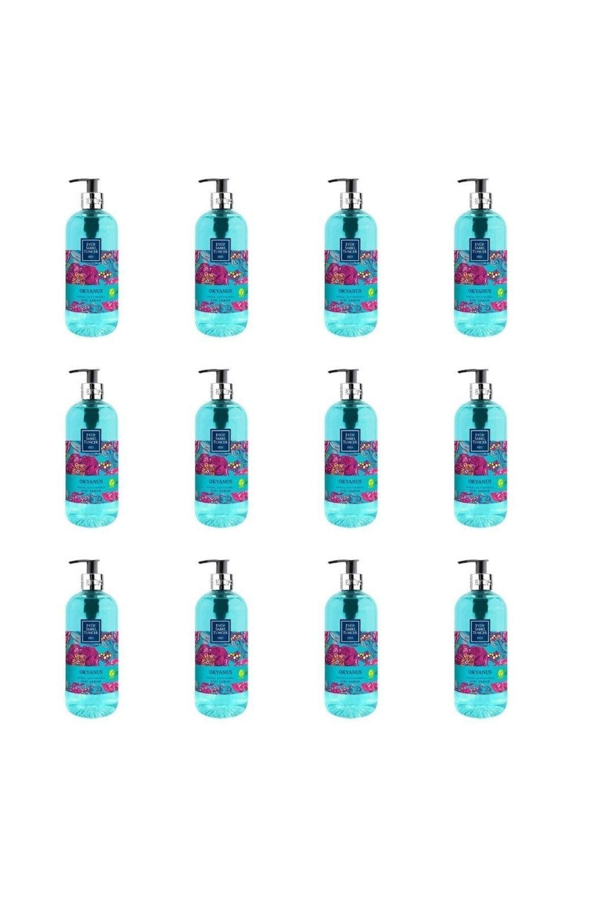 Doğal Zeytinyağlı Okyanus Sıvı Sabun X12 500 ml