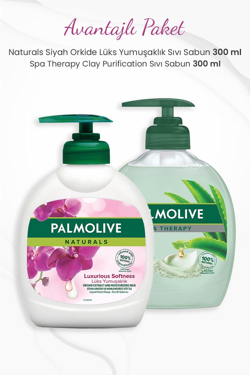 Palmolive Naturals Siyah Orkide ve Spa Therapy Sıvı Sabun 300 ml