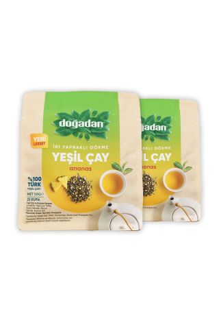 Doğadan Dökme Yeşil Çay Ananas 50 gr x 2 Adet