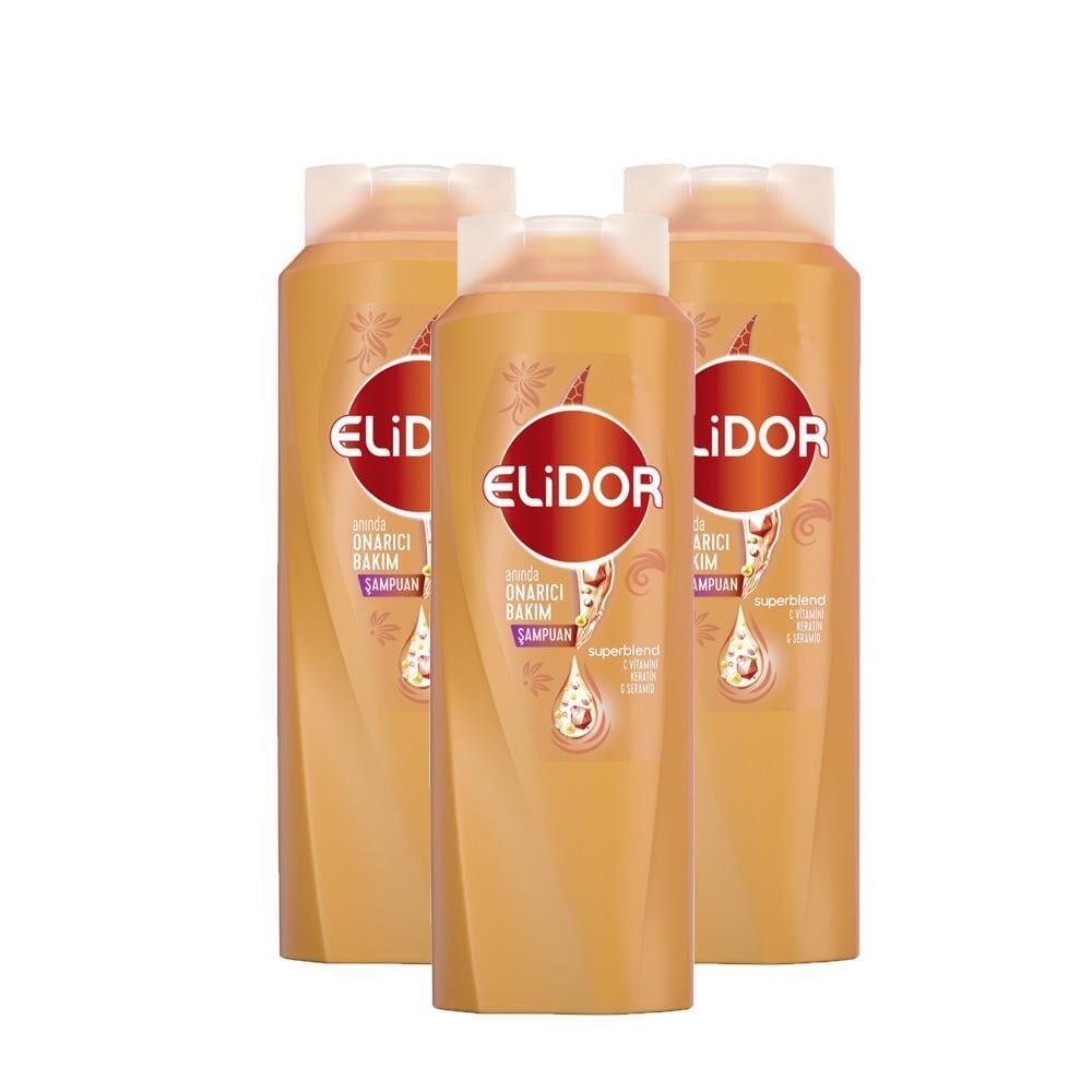 Elidor Superblend Saç Bakım Şampuanı Anında Onarıcı Bakım x 3