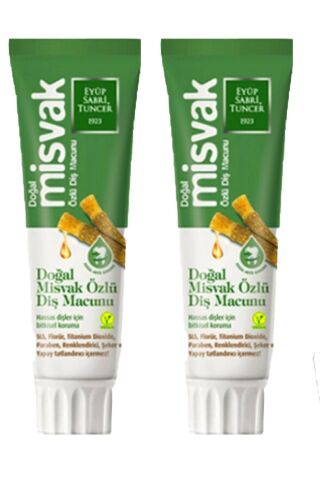 Eyüp Sabri Tuncer Doğal Misvak Özlü 75 ml Diş Macunu x 2 Adet