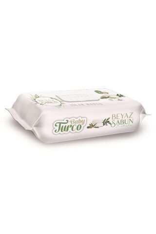Baby Turco Islak Havlu 90'lı Beyaz Sabun X12 Adet