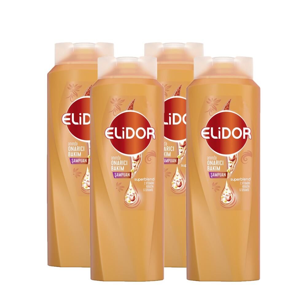 Elidor Superblend Saç Bakım Şampuanı Anında Onarıcı Bakım x 4