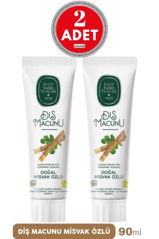 Eyüp Sabri Tuncer Diş Macunu Misvak Özlü 90 ml x 2 Adet