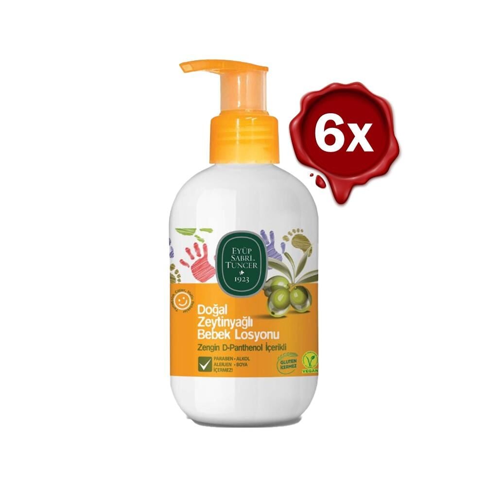 Eyüp Sabri Tuncer Doğal Zeytinyağlı Bebek Losyonu 280 ml x 6