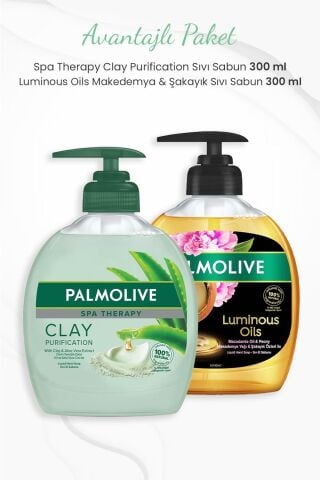 Palmolive Spa Therapy ve Makedemya & Şakayık Sıvı Sabun 300 ml