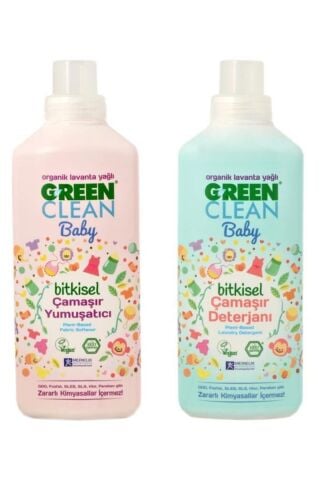 U Green Clean Baby Çamaşır Yumuşatıcısı ve Deterjanı 1 L