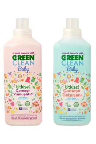 U Green Clean Baby Çamaşır Yumuşatıcısı ve Deterjanı 1 L
