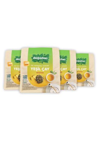 Doğadan Dökme Yeşil Çay Ananas 50 gr x 4 Adet