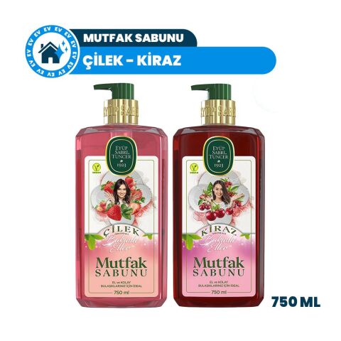 Eyüp Sabri Tuncer Mutfak Sabunu Çilek ve Kiraz 750 ml