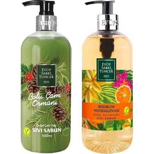 Eyüp Sabri Tuncer Sıvı Sabun Bolu Çam Ormanları ve Bodrum Mandalinası 500 ml