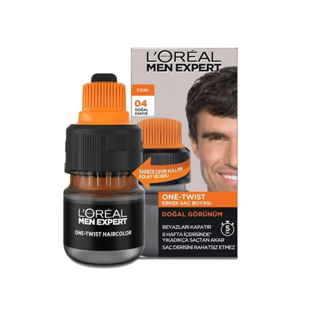 Loreal Paris Men Expert One-twist Erkek Saç Boyası 04 Kahve