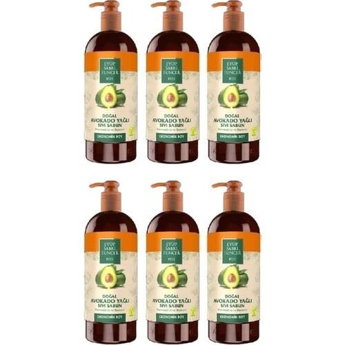 Eyüp Sabri Tuncer Doğal Avokado Yağlı Sıvı Sabun 750 ml x 6