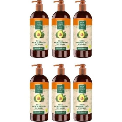 Eyüp Sabri Tuncer Doğal Avokado Yağlı Sıvı Sabun 750 ml x 6