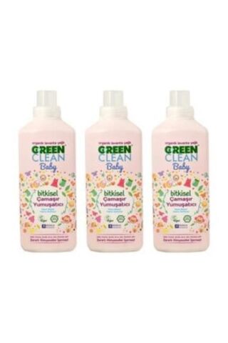 U Green Clean Baby Çamaşır Yumuşatıcı 1 L x 3
