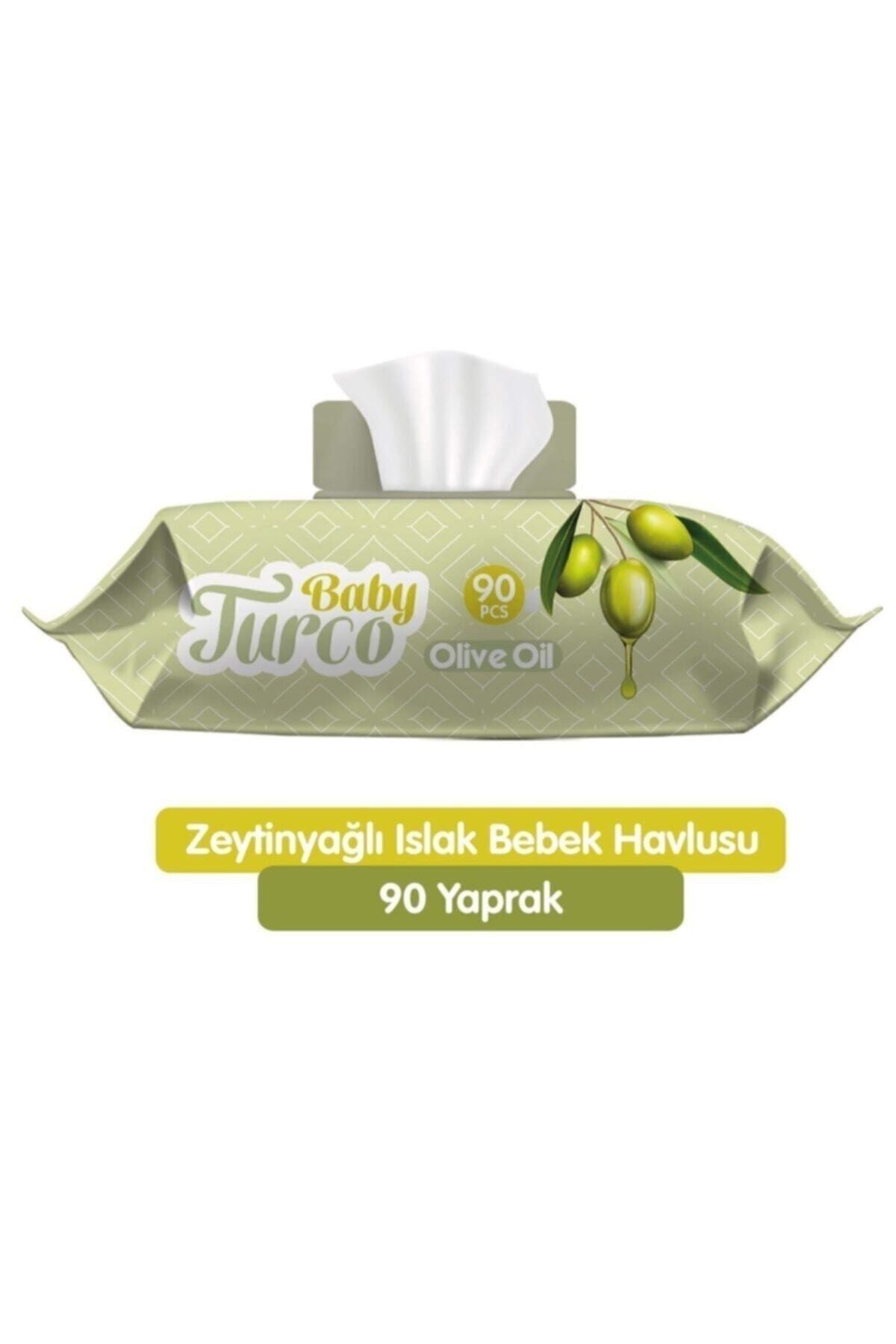 Baby Turco Turco Baby Islak Havlu 90'lı Zeytinyağlı