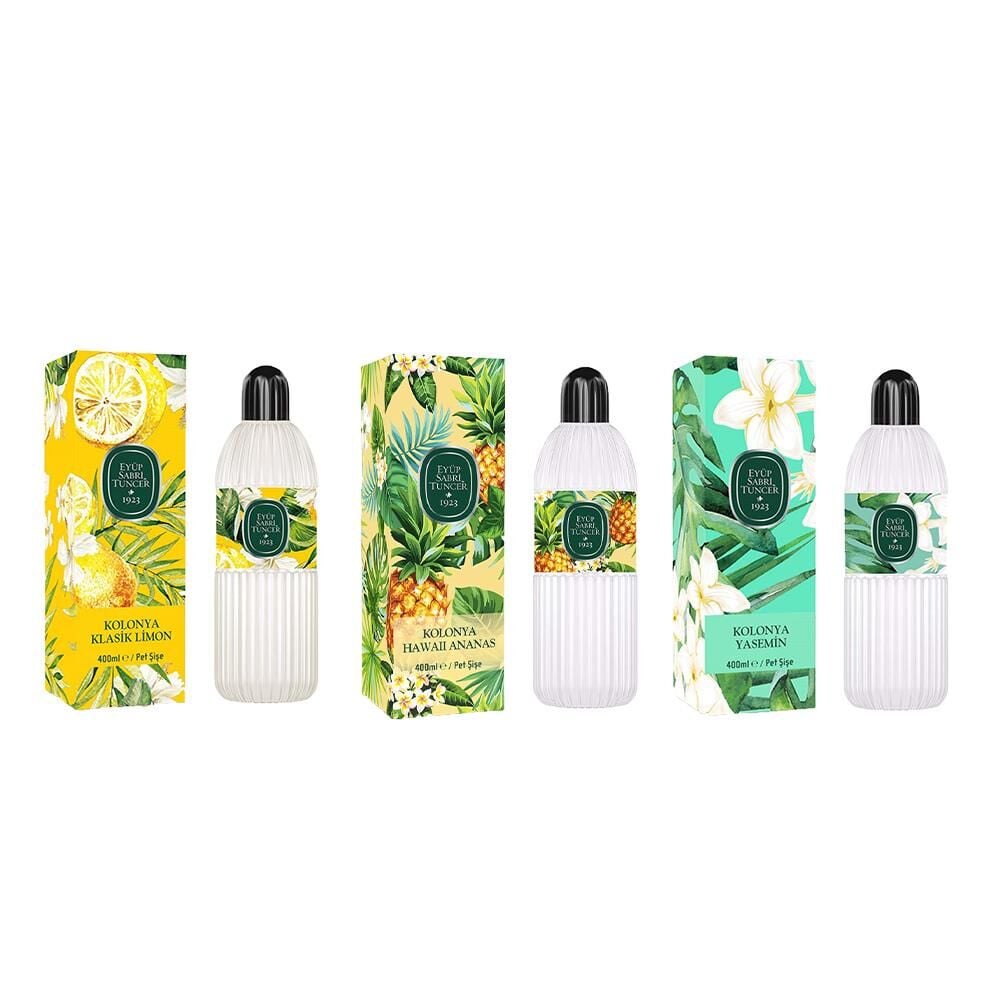 Eyüp Sabri Tuncer Kolonya Klasik Limon, Hawaii Ananas ve Yasemin Pet Şişe 400 ml