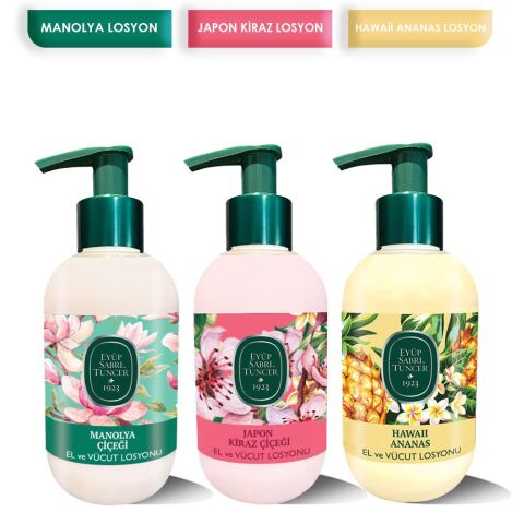 Eyüp Sabri Tuncer Manolya, Japon Kiraz ve Hawaii Ananas Losyon 280 ml