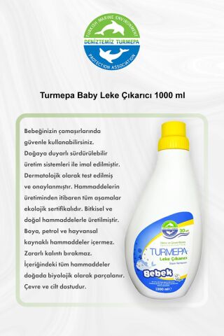 Turmepa Bebek Leke Çıkarıcı 1000 ml 5 Al 4 Öde ve Rosie Pamuk