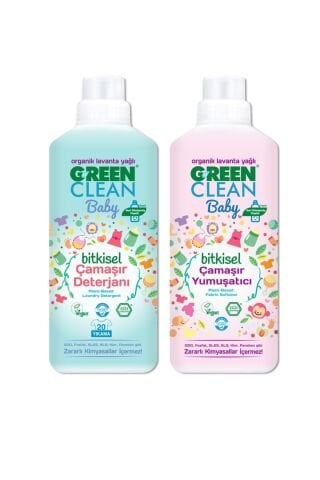 U Green Clean Baby Çamaşır Yumuşatıcısı ve Deterjanı 1 L