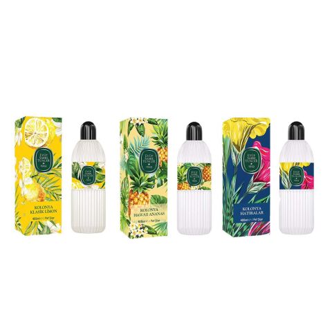 Eyüp Sabri Tuncer Kolonya Klasik Limon, Hawaii Ananas ve Hatıralar Pet Şişe 400 ml