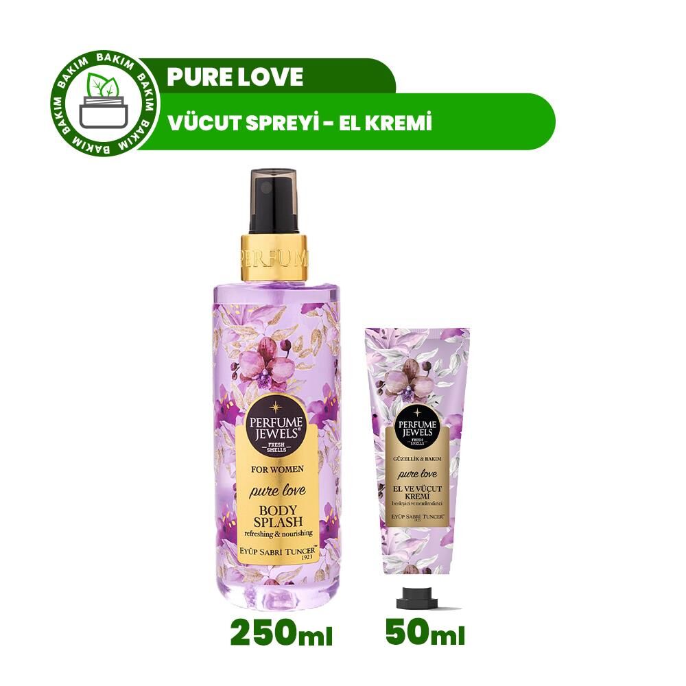 Eyüp Sabri Tuncer Pure Love El Vücut Kremi ve Vücut Spreyi