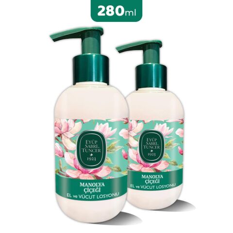 Eyüp Sabri Tuncer Manolya Çiçeği El ve Vücut Losyonu 280 ml x 2