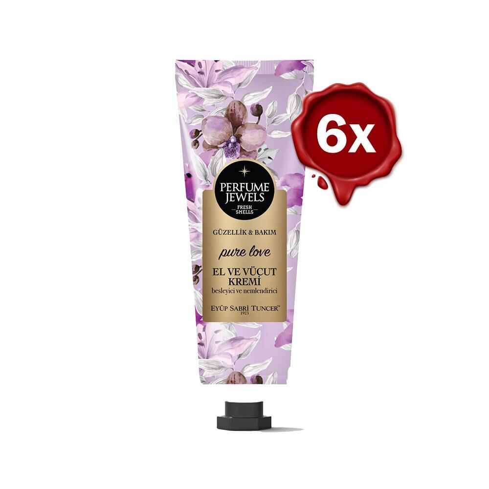 Eyüp Sabri Tuncer Pure Love El ve Vücut Kremi 50 ml Tüp x 6