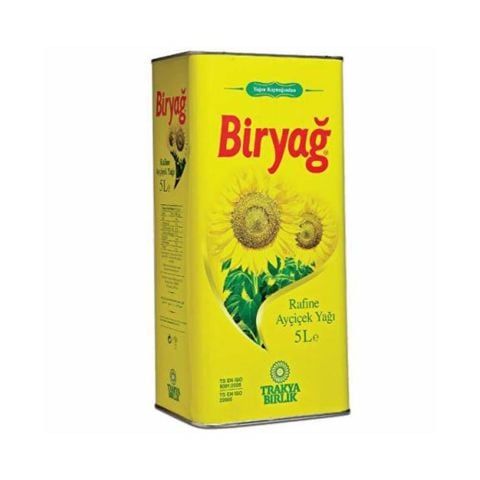 Trakyabirlik Biryağ Ayçiçek Yağı 5 lt