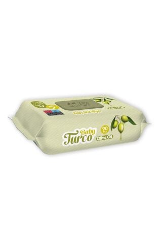 Baby Turco Bebek Islak Havlu Zeytinyağlı 90' lı